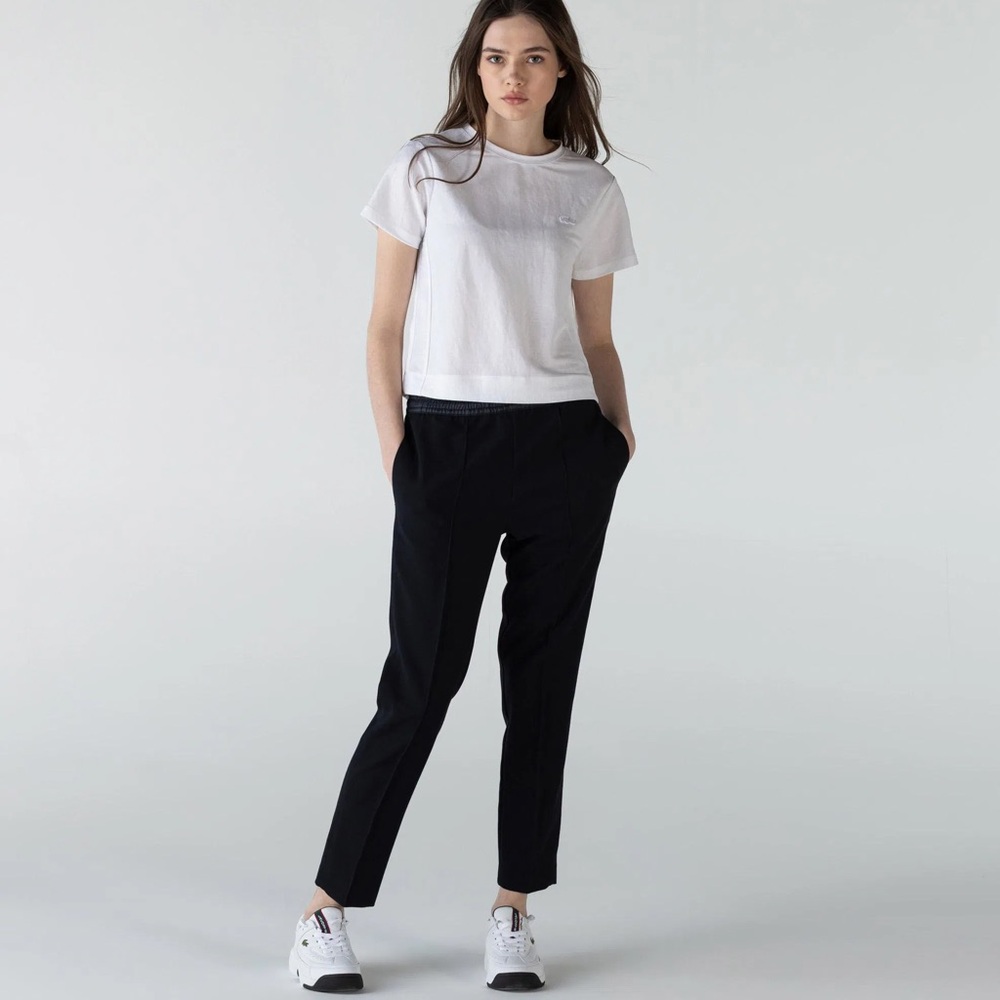 Lacoste Women’s Lightweight Wool‎ Blend Cigarette Cut Pants Size S